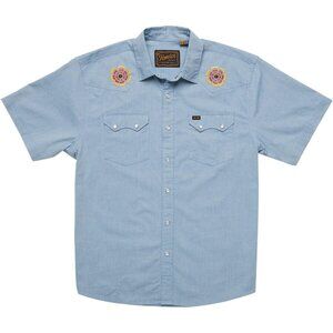 Howler Bros Crosscut Deluxe Short Sleeve Shirt Floral Embroidery